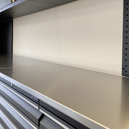 G-Storage Stainless Steel Worktop<br />(2 Cabinets)