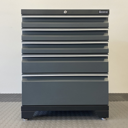 G-Storage 5 Drawer Base Cabinet (Grey)