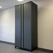 G-Storage 2 Door Tall Cabinet (Grey) - Image 2