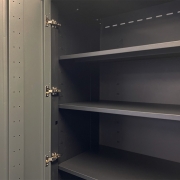 G-Storage 2 Door Tall Cabinet (Grey) - Image 4