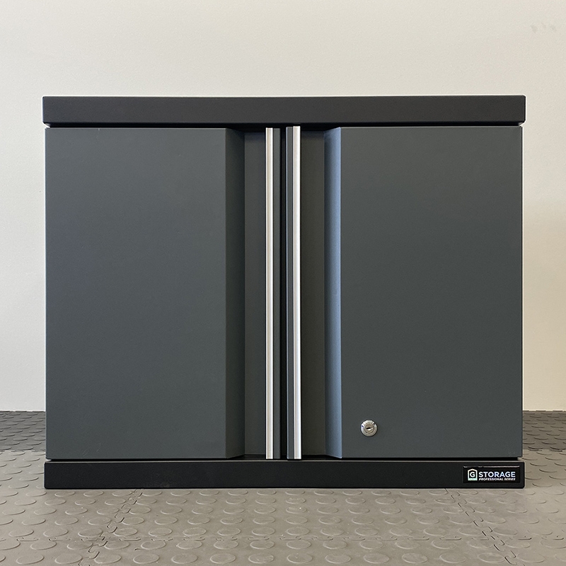 G-Storage 2 Door Wall Cabinet (Grey) - Image 1