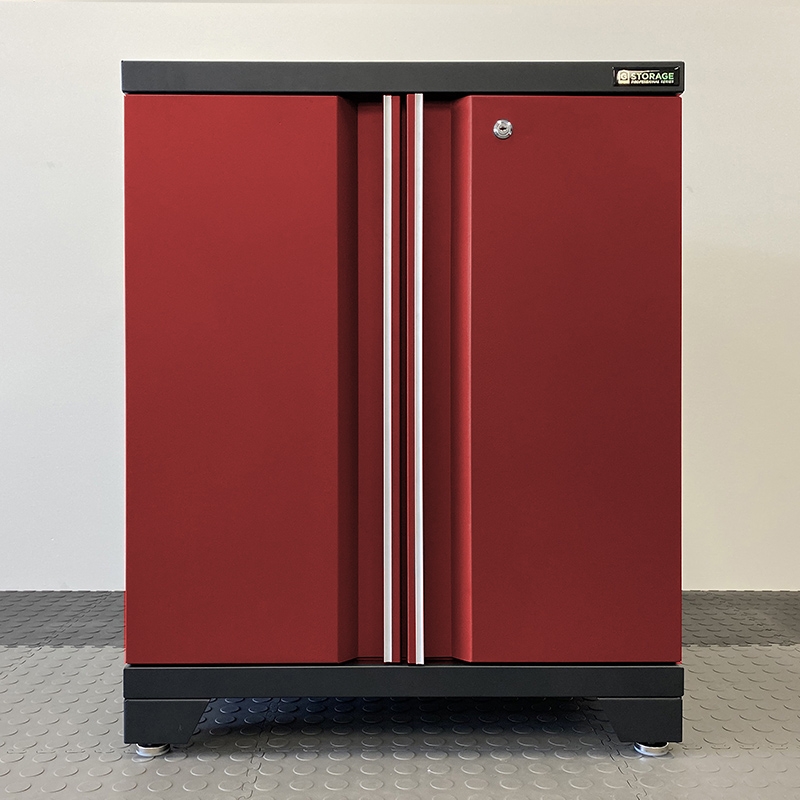 G-Storage 2 Door Base Cabinet (Red) - Image 1
