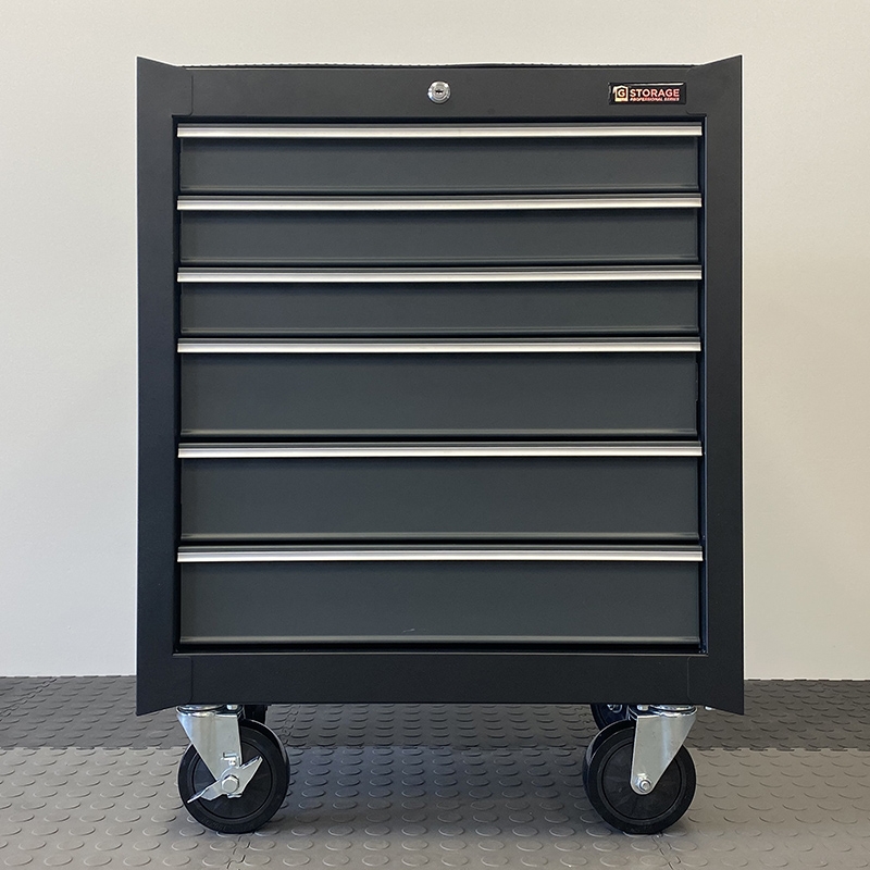 G-Storage 6 Drawer Mobile Tool Cabinet (Grey) - Image 1